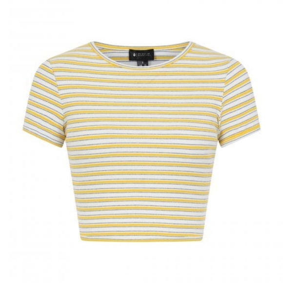 Collectif Bright & Beautiful Emma Cropped Tee - Picture 4 of 9